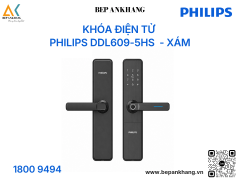 Khóa điện tử PHILIPS DDL609-5HS  - Xám